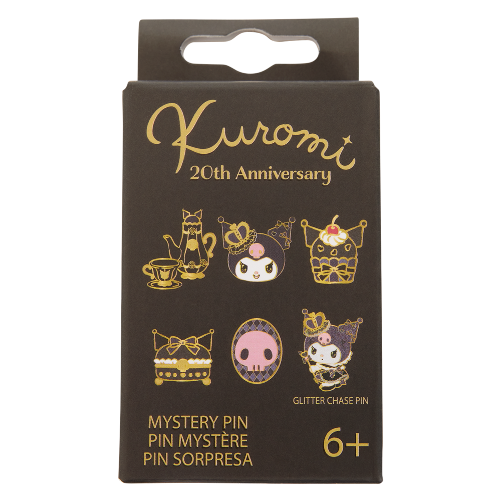Loungefly Hello Kitty Kuromi 20th Anniversary Mystery Blind Box Enamel Pin assorted