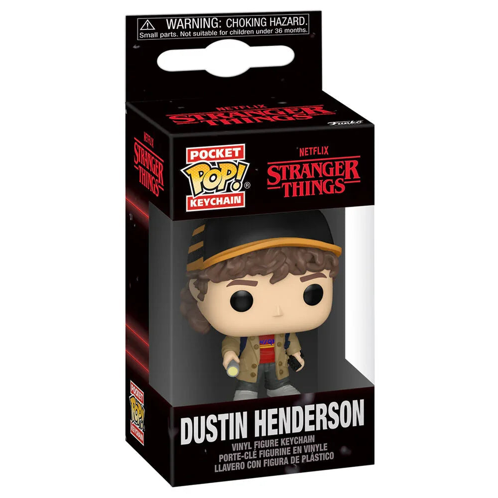 Pocket POP Keychain Stranger Things 5 Dustin Henderson Nerdscape