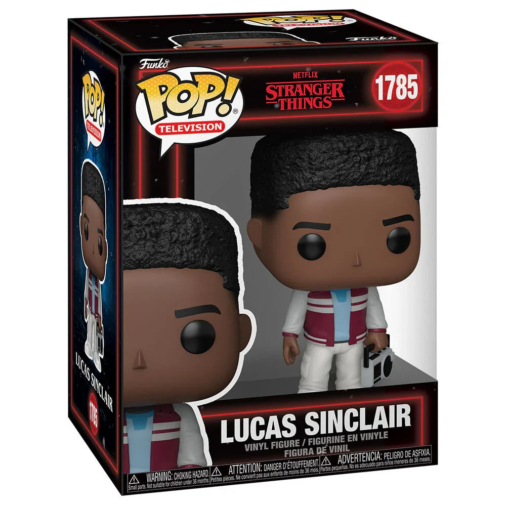 Funko Pop! Stranger Things 5 Lucas Sinclair - Figura da Collezione Vinyl Nerdscape