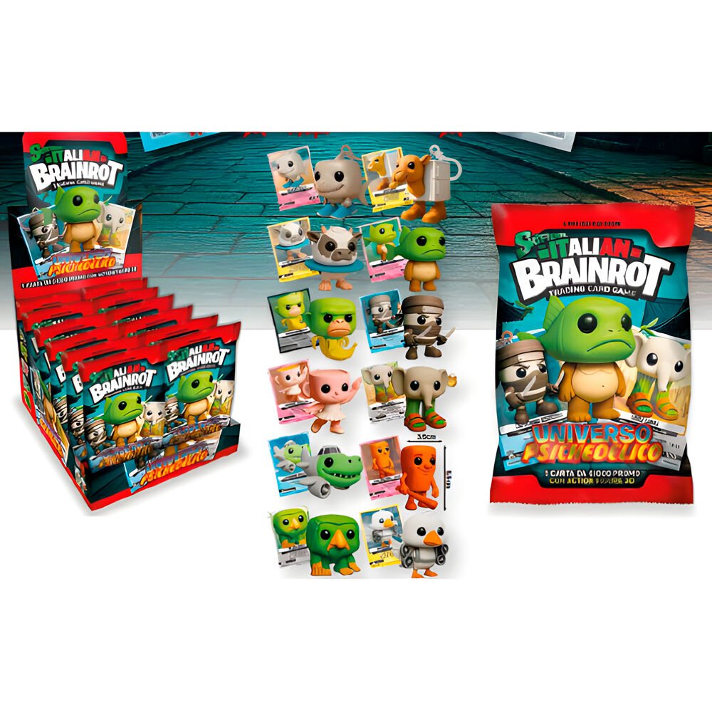 Italian Brainrot About assorted surprise 3D figure keychain - Nerdscape