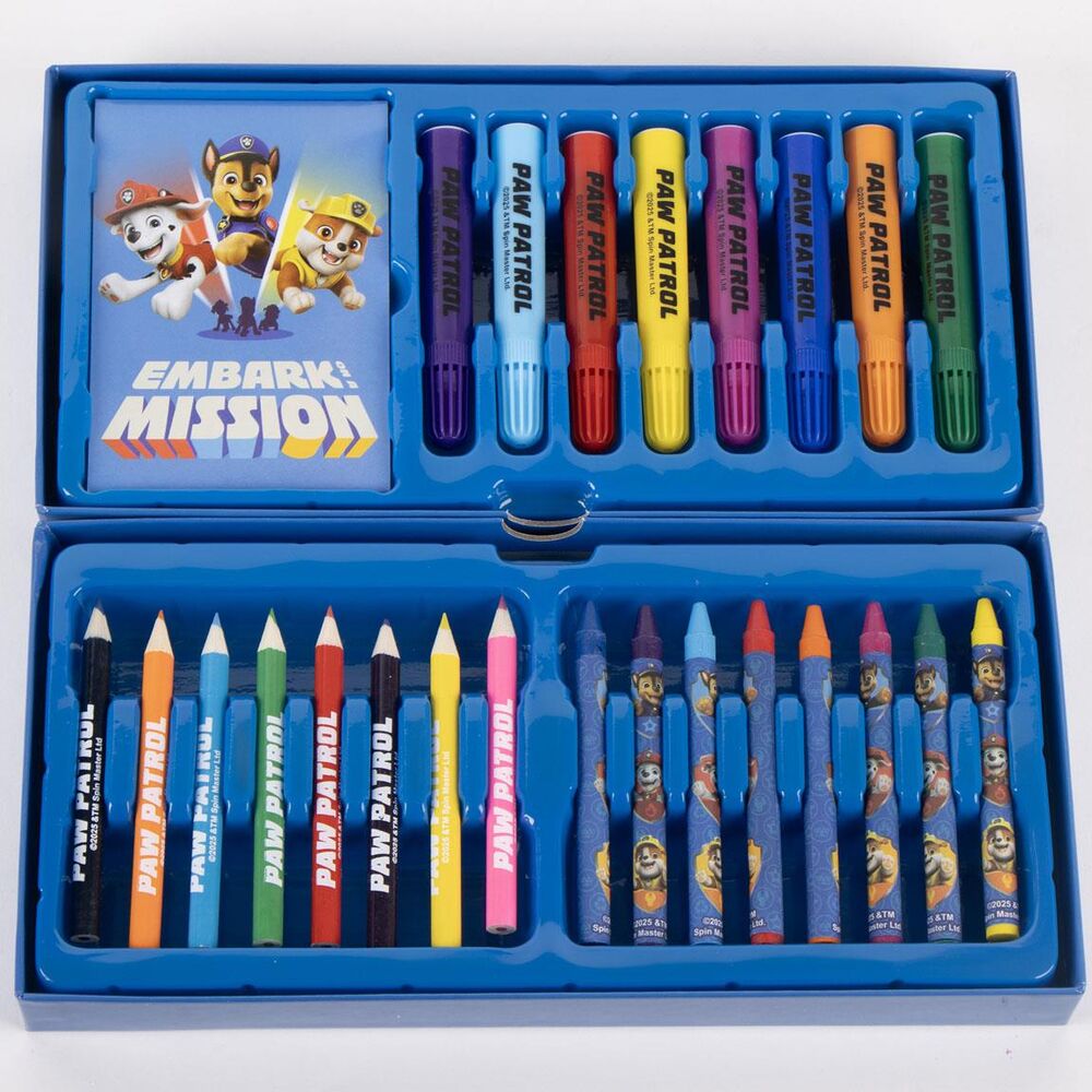 Paw Patrol coloring stationery case