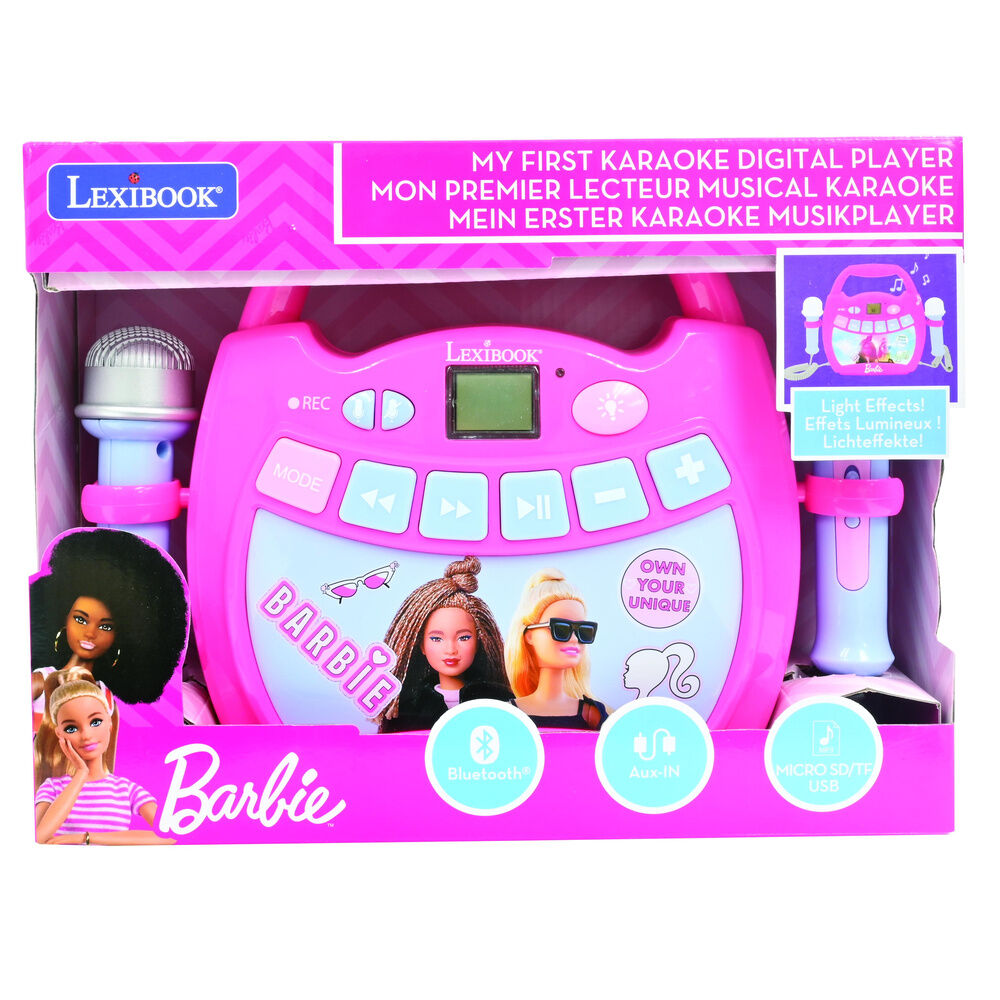 Enceinte karaoké Bluetooth Barbie