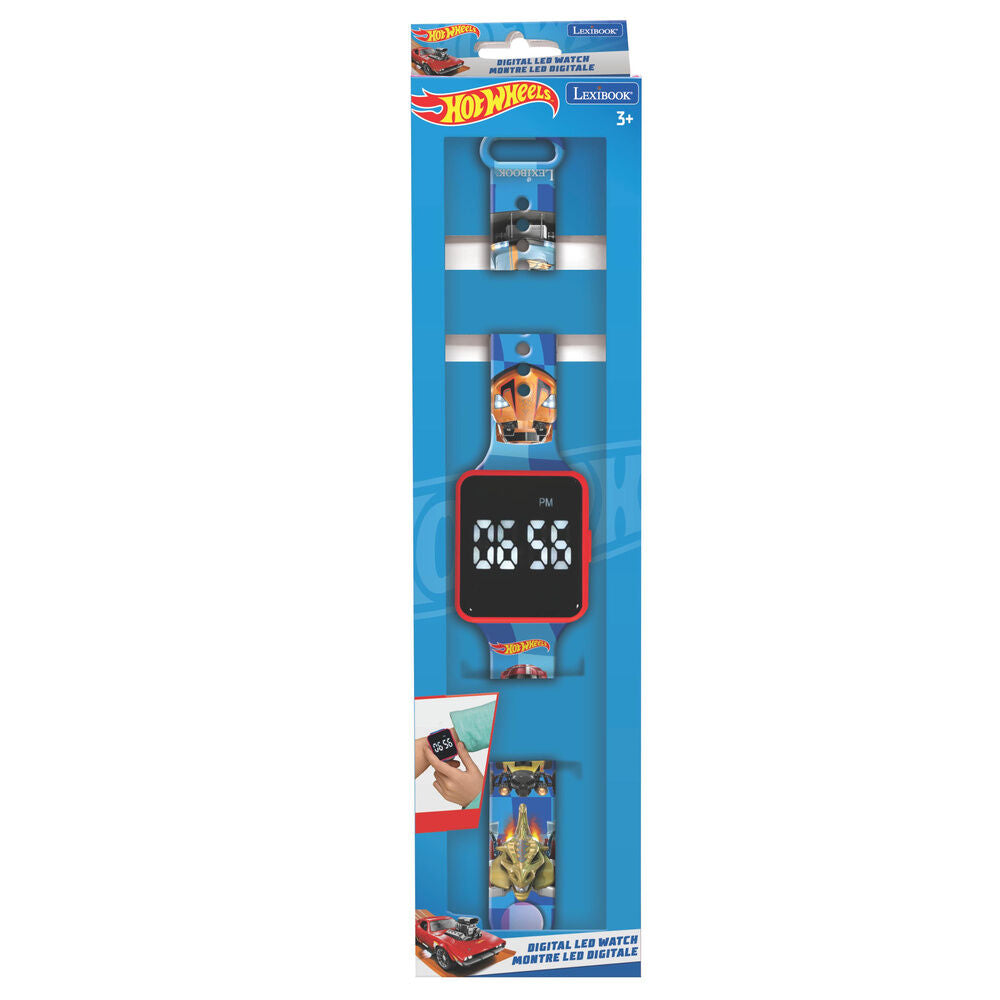Montre numérique LED Hot Wheels