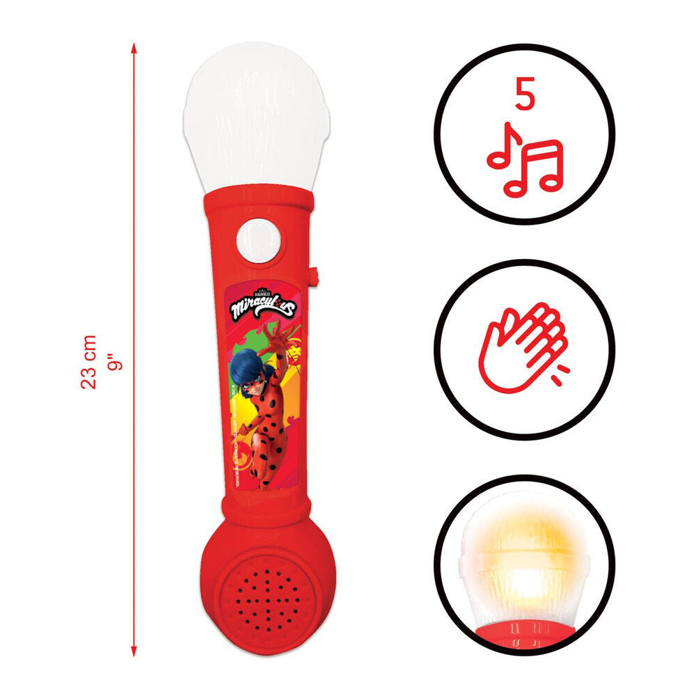 Microphone lumineux Miraculous Ladybug