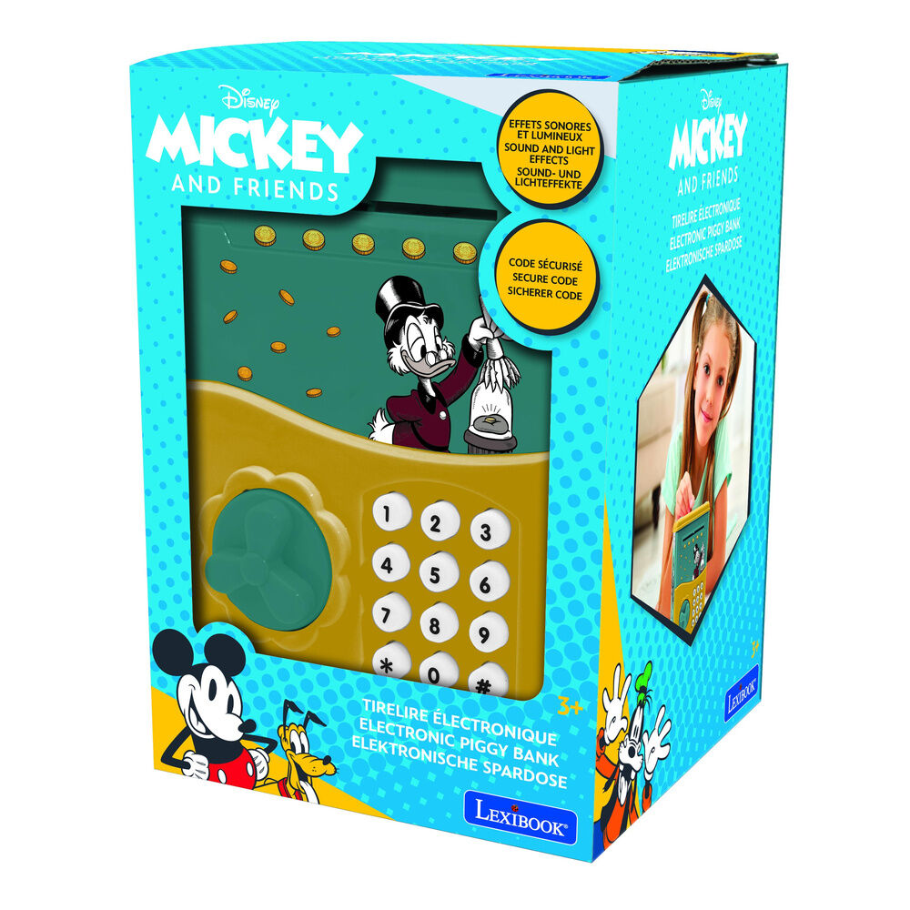 Disney Mickey and Friends Electronic Money Box with Light and sound