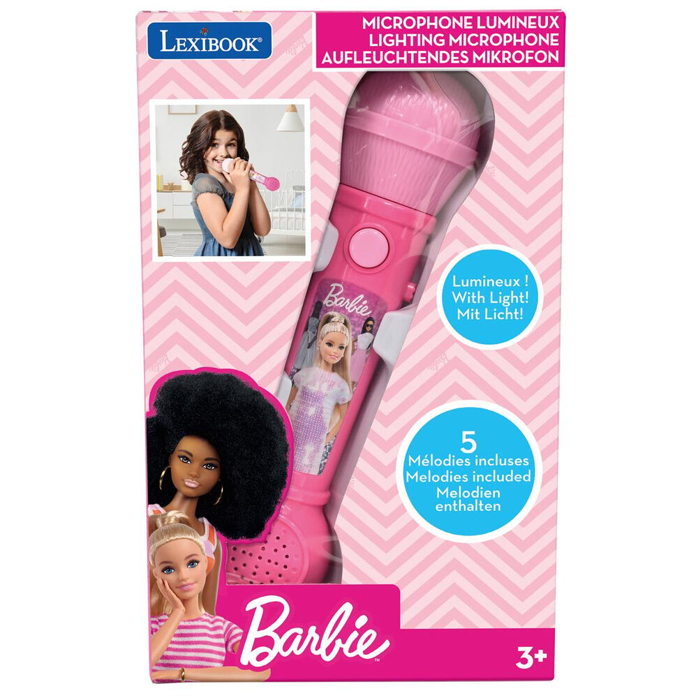 Microphone lumineux Barbie