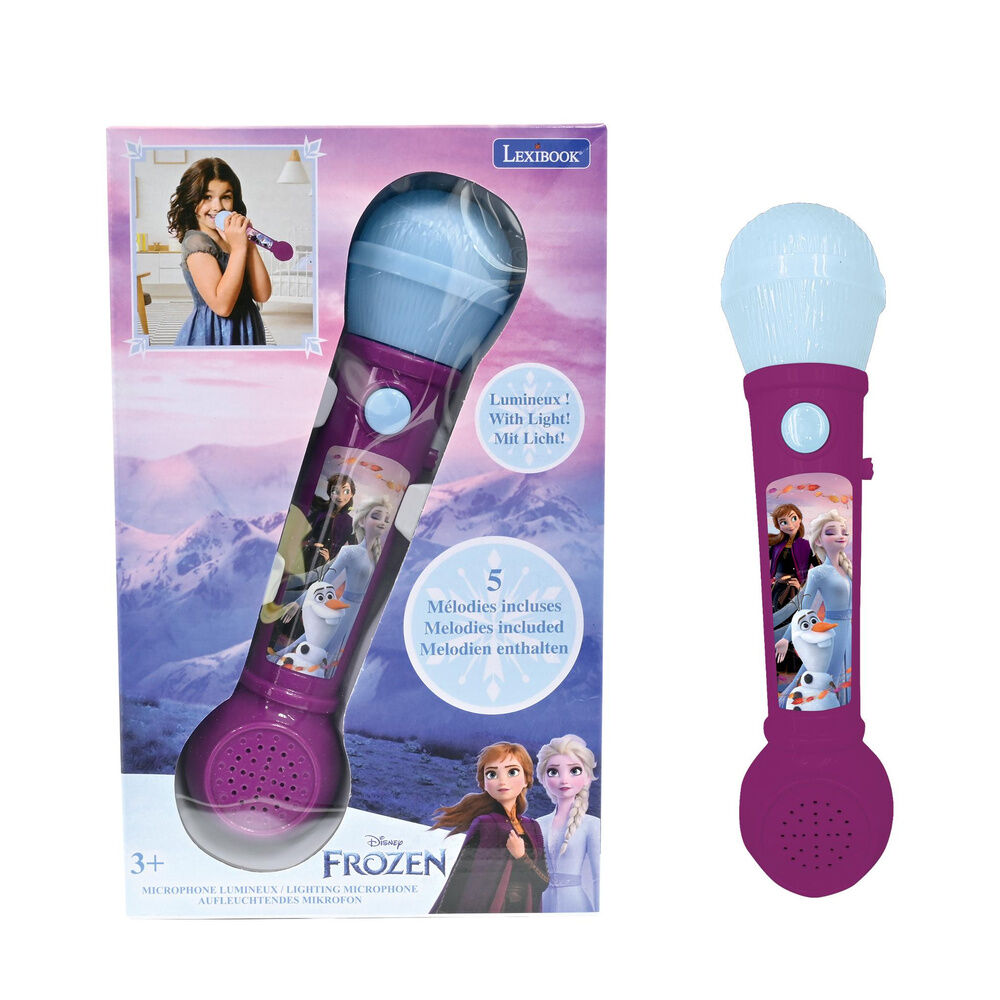Microphone lumineux Disney La Reine des Neiges