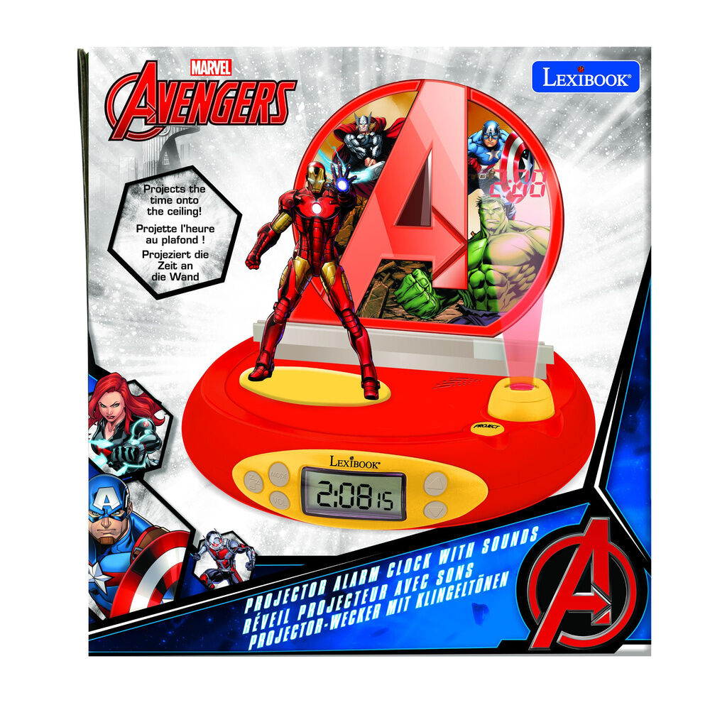 Marvel Avengers Iron Man 3D Projector Alarm Clock