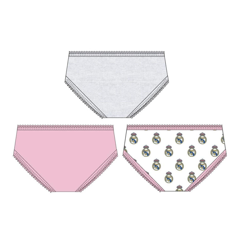 Real Madrid pack 3 knickers