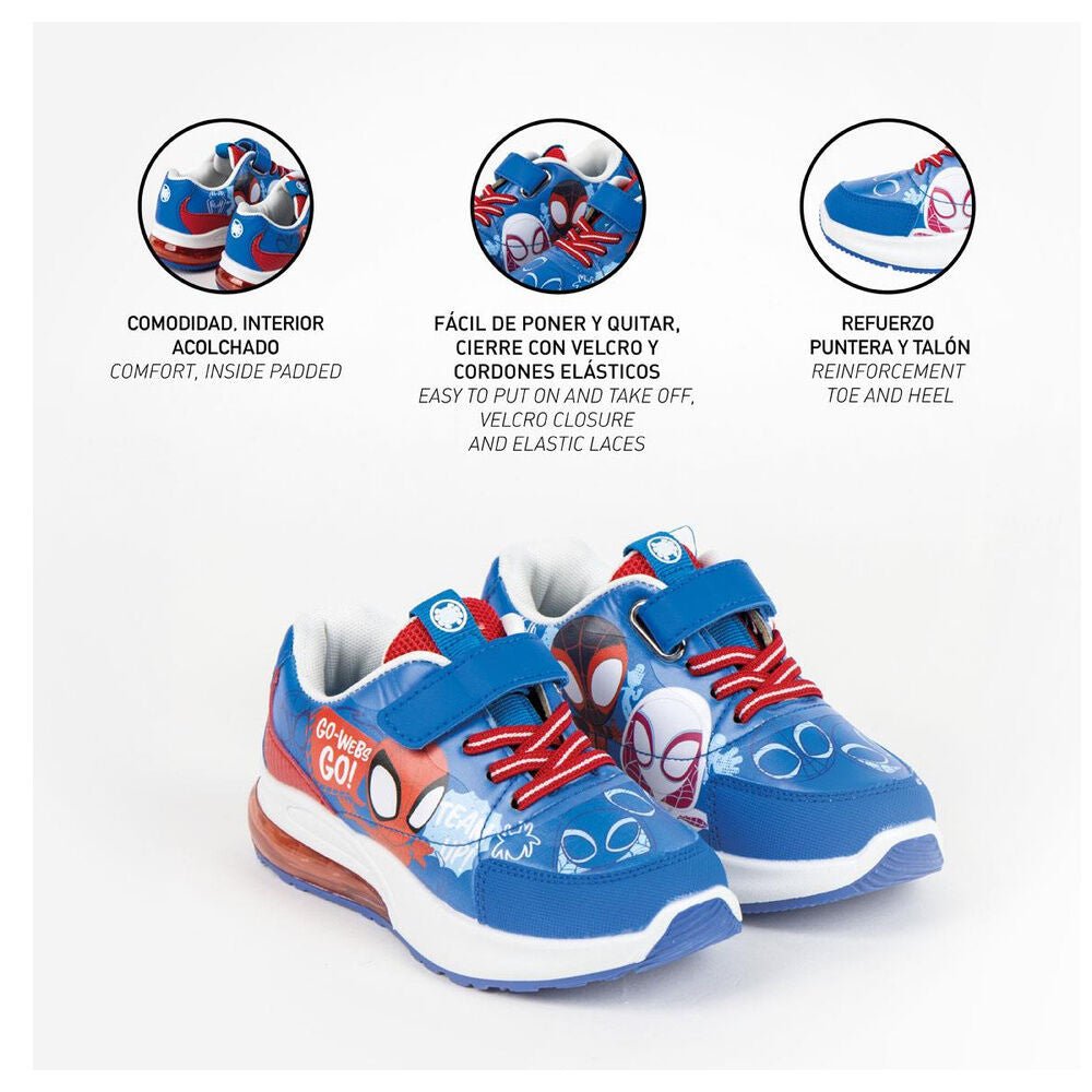 Marvel Spidey lights sneakers - Nerdscape