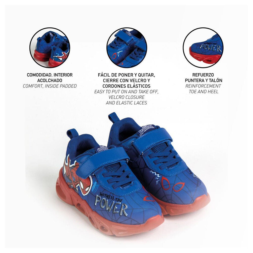 Marvel Spiderman lights sneakers