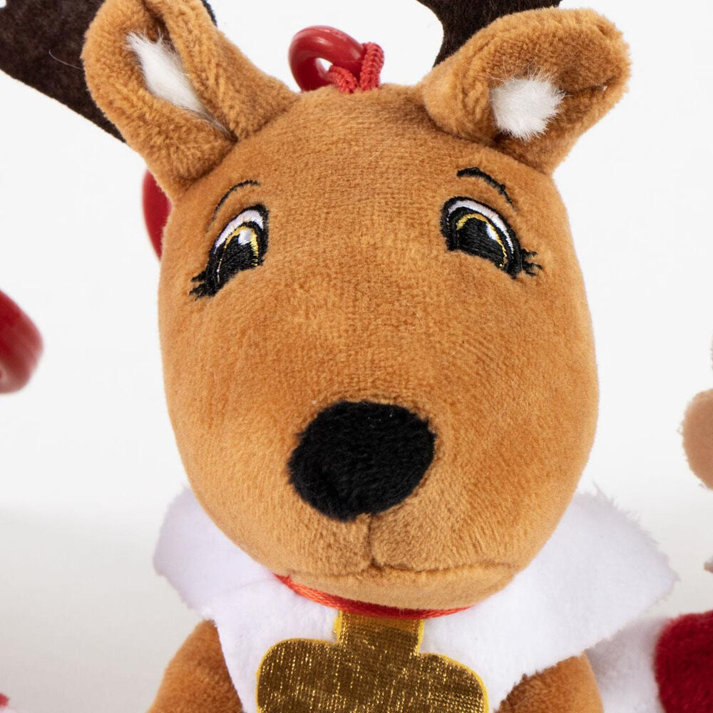 Porte-clés en peluche assortis « L'elfe sur l'étagère »