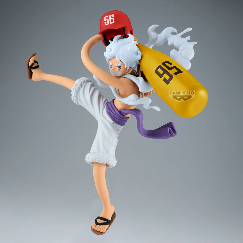 Figurine One Piece Monkey D. Luffy Gear 5 Battle Record de 17 cm
