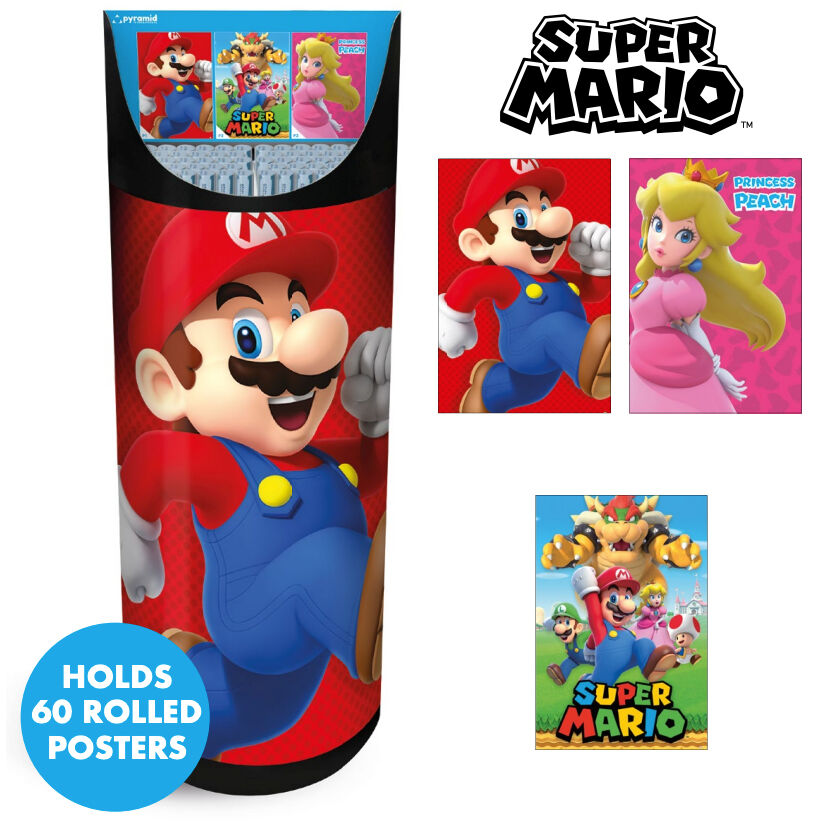 Super Mario Bros assorted poster