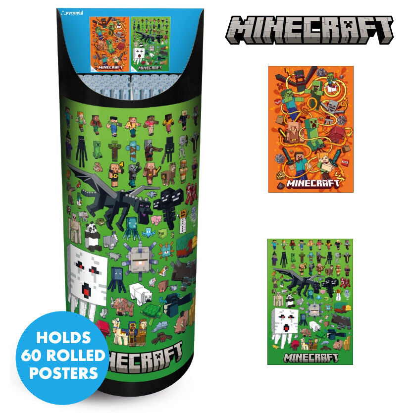 Minecraft assorted poster