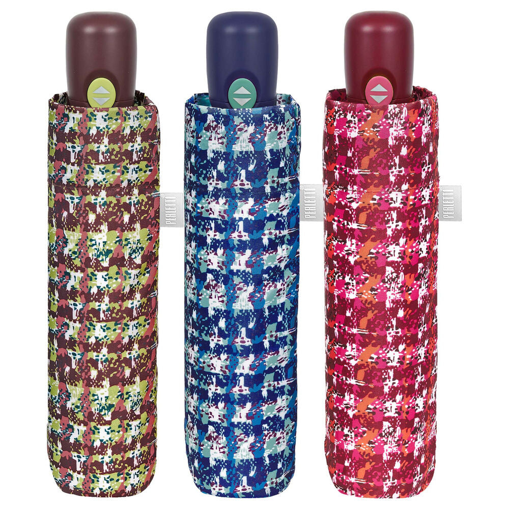 Parapluie pliant automatique à boucle assorti 54 cm