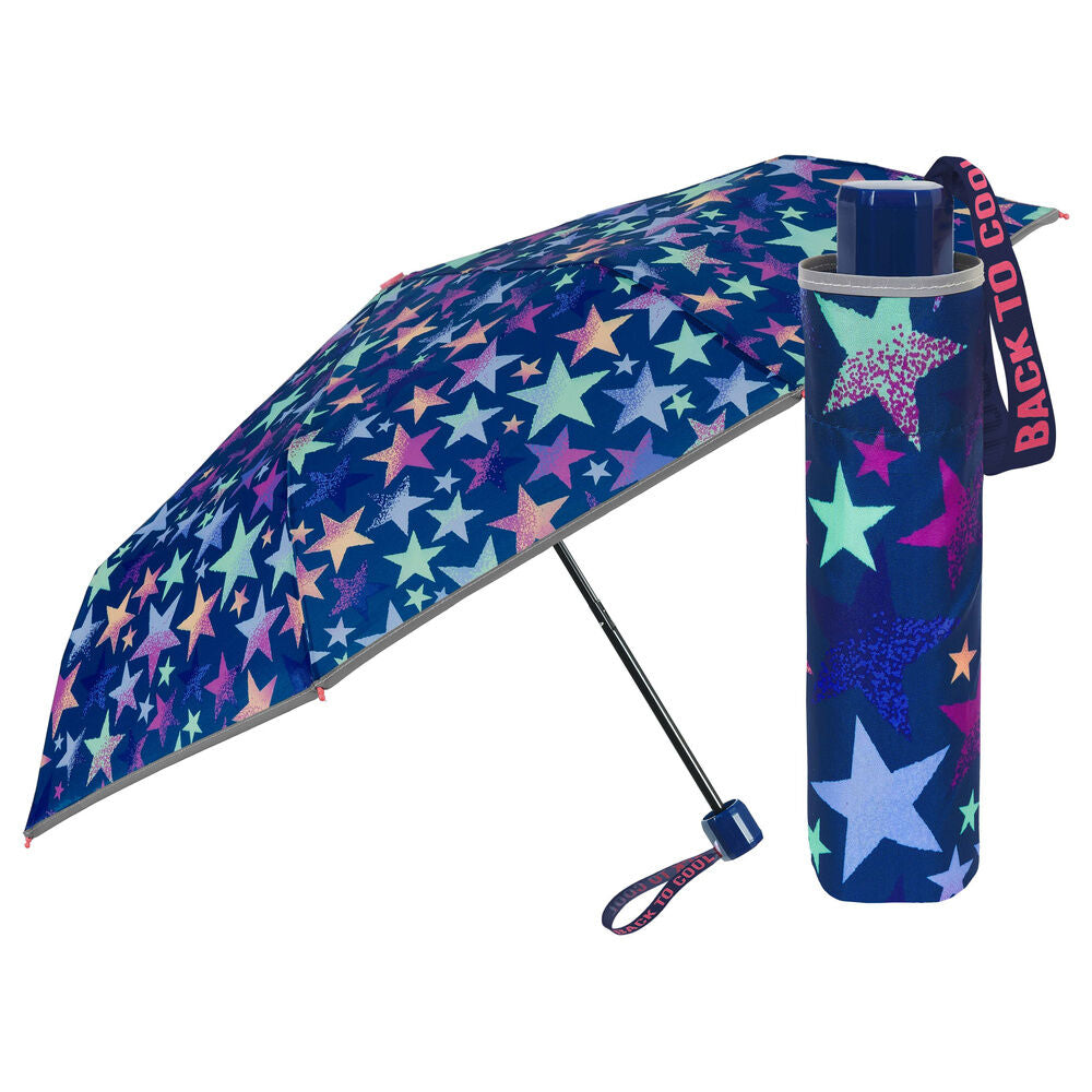 Manual folding stars umbrella 50cm