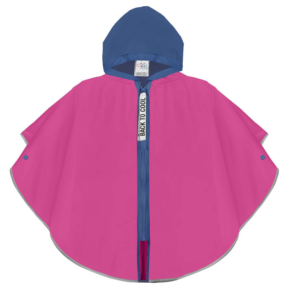 Raincoat fuchsia/purple zip
