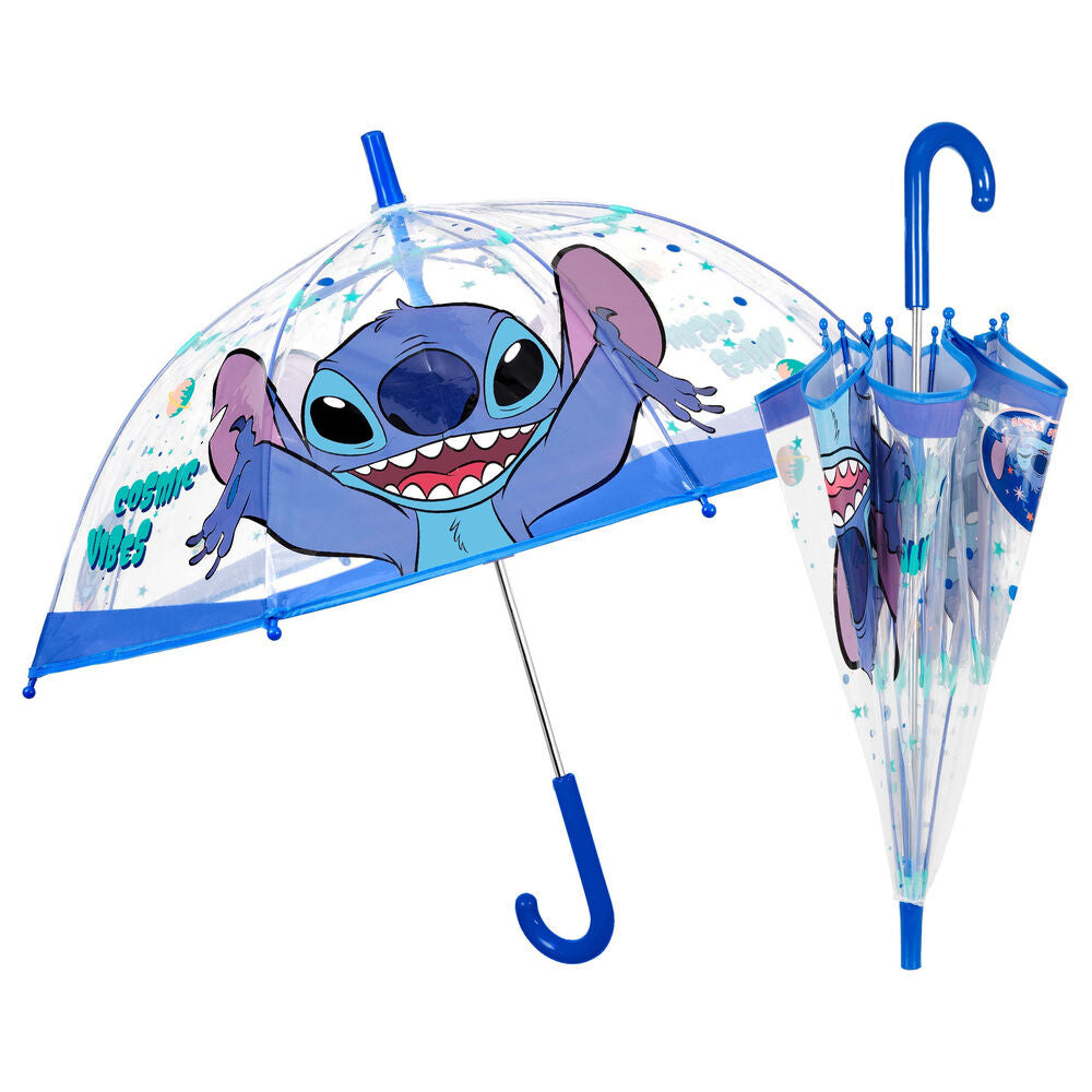 Parapluie transparent manuel Disney Stitch 45 cm