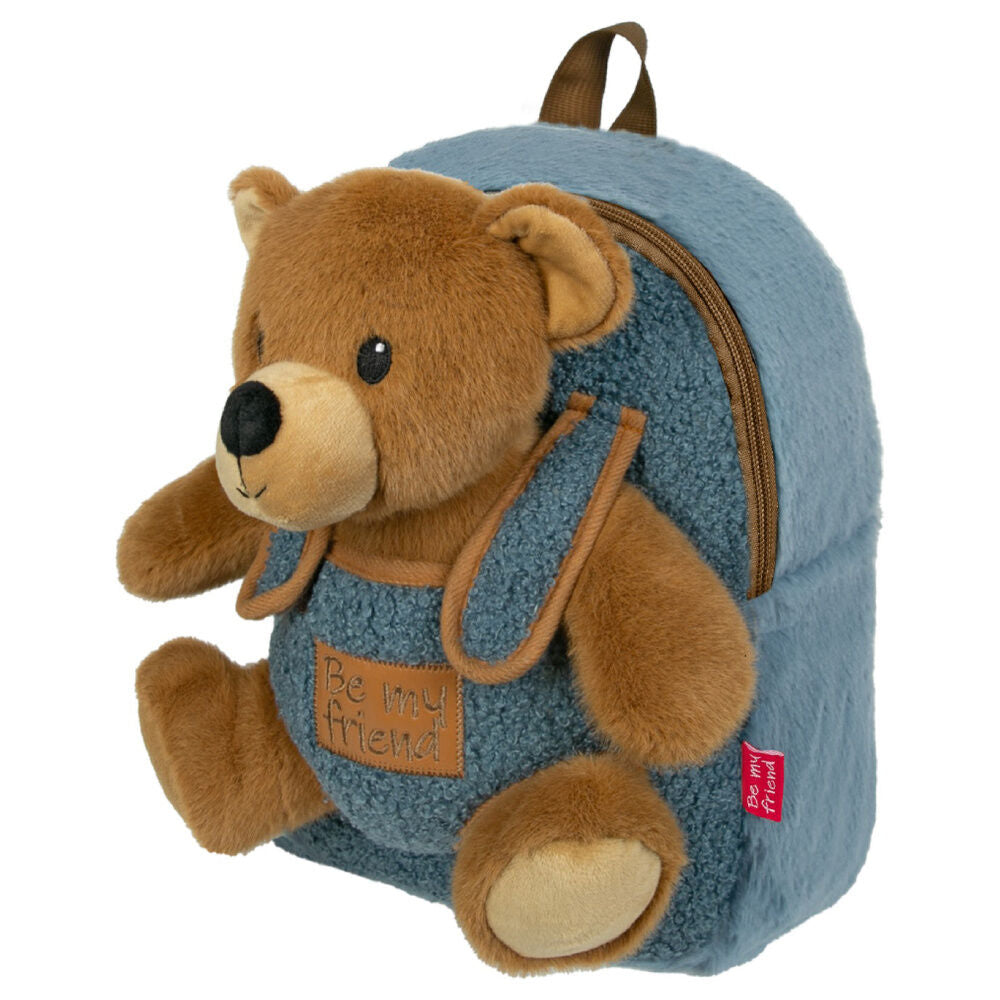 Ours en peluche + sac à dos 27 cm