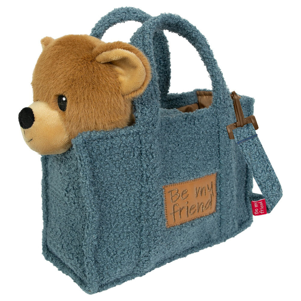 Ours en peluche + sac 28 cm