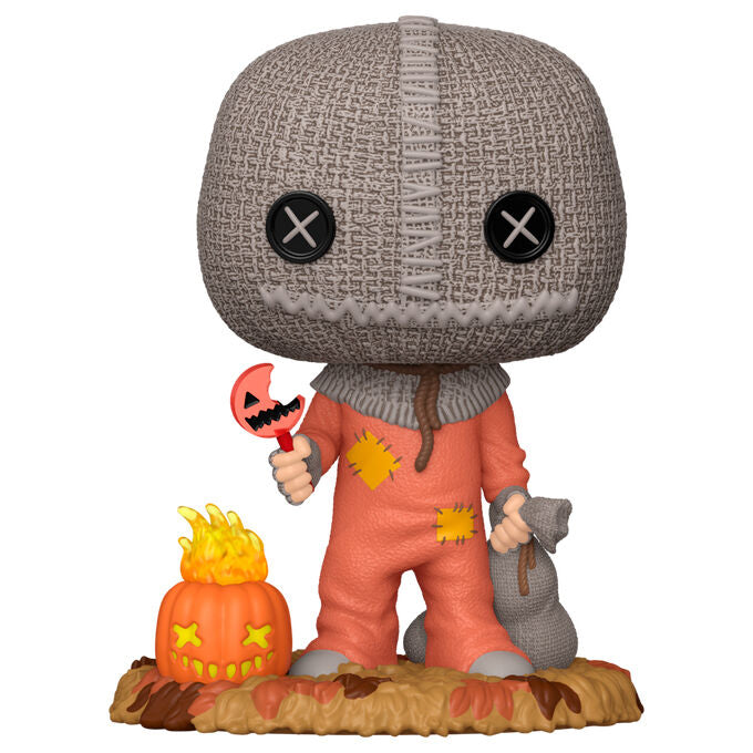 Figurine POP Sam déguisé en Trick'r Treat avec une citrouille