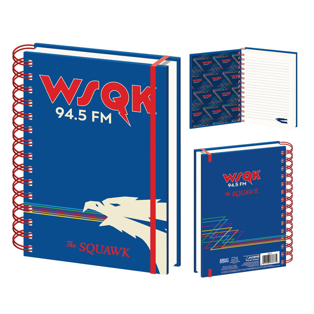 Stranger Things 5 WSQK A5 notebook