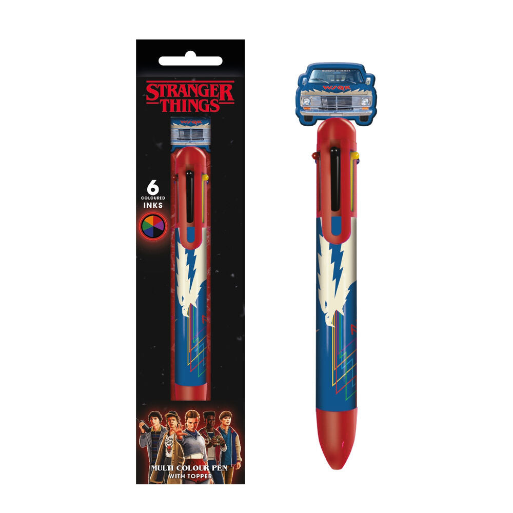 Stranger Things 5 WSQK Multicoloured pen