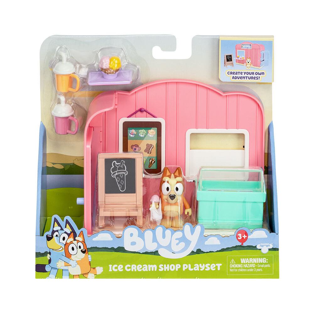 Bluey Ice Cream Shop Assorted mini playset
