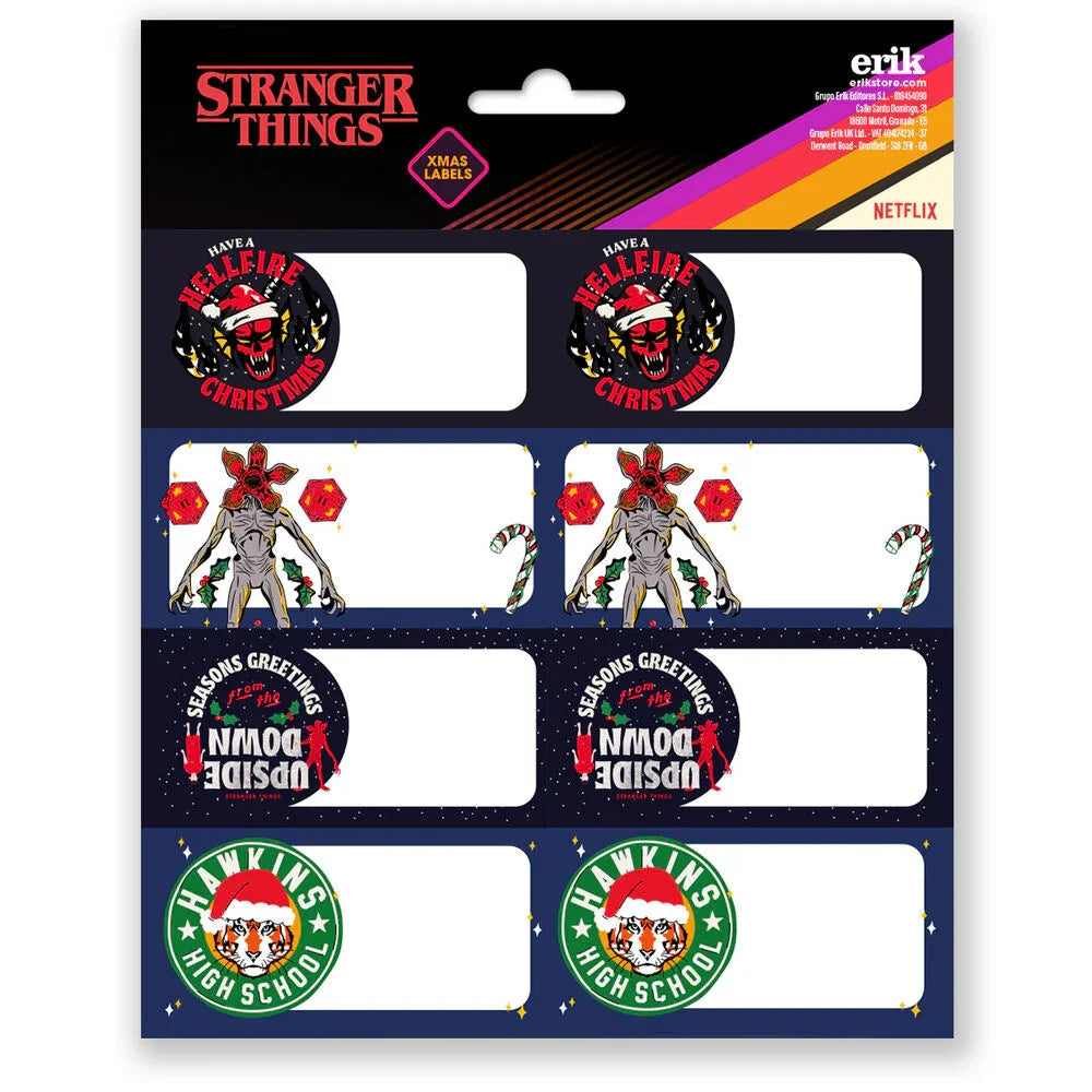 Stranger Things Adesivi Serie Completa – Sticker Nerdscape Glossy Nerdscape