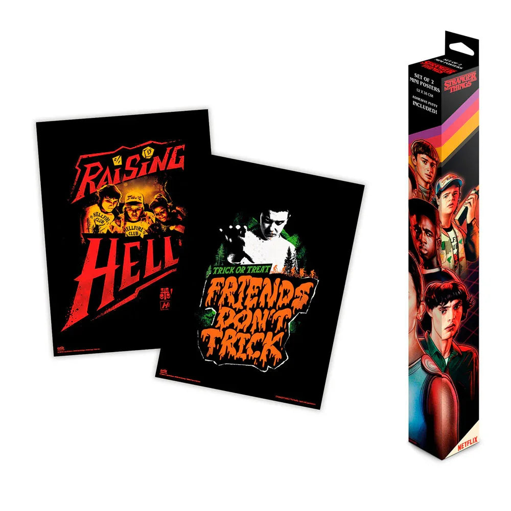 Stranger Things Set 2 mini posters Nerdscape