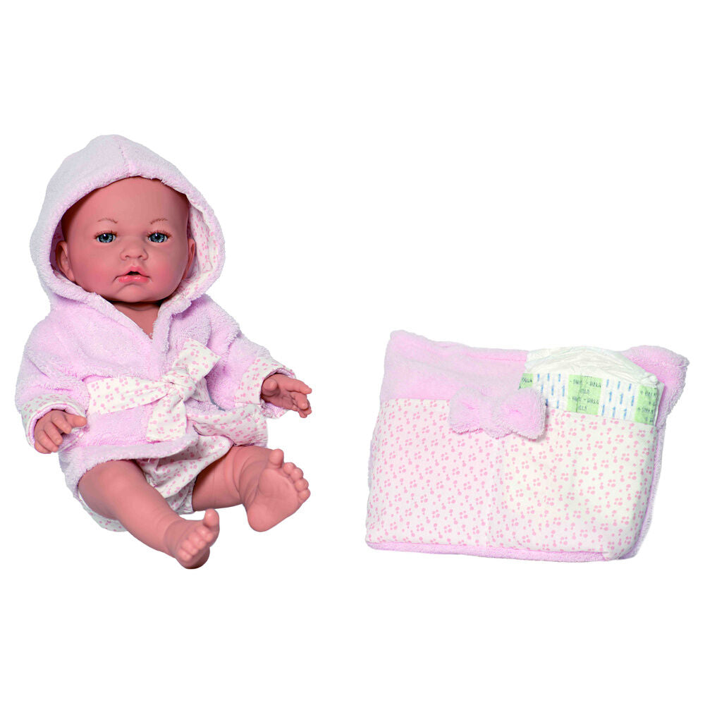 Newborn baby + toiletries bag