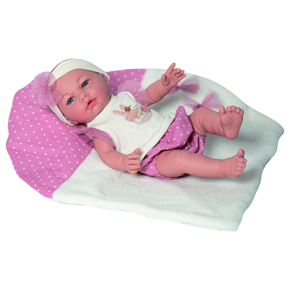 Newborn baby + blanket