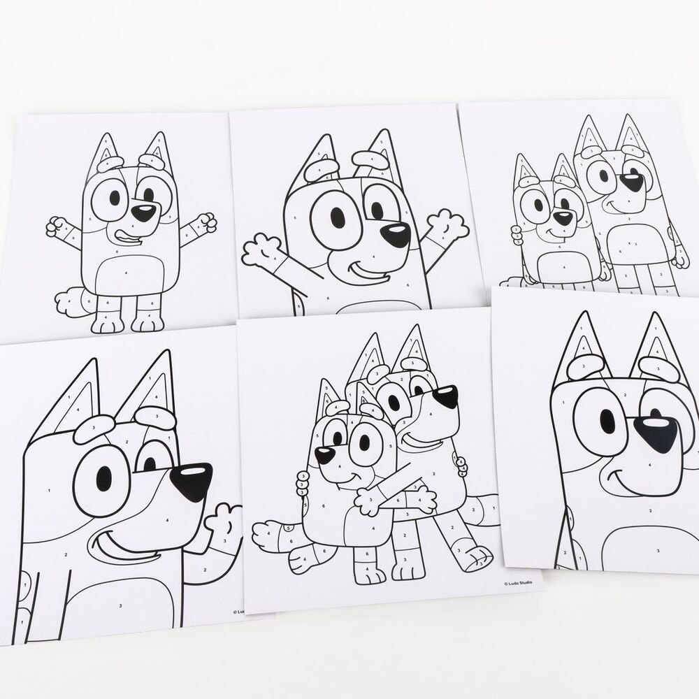 Bluey stationery set