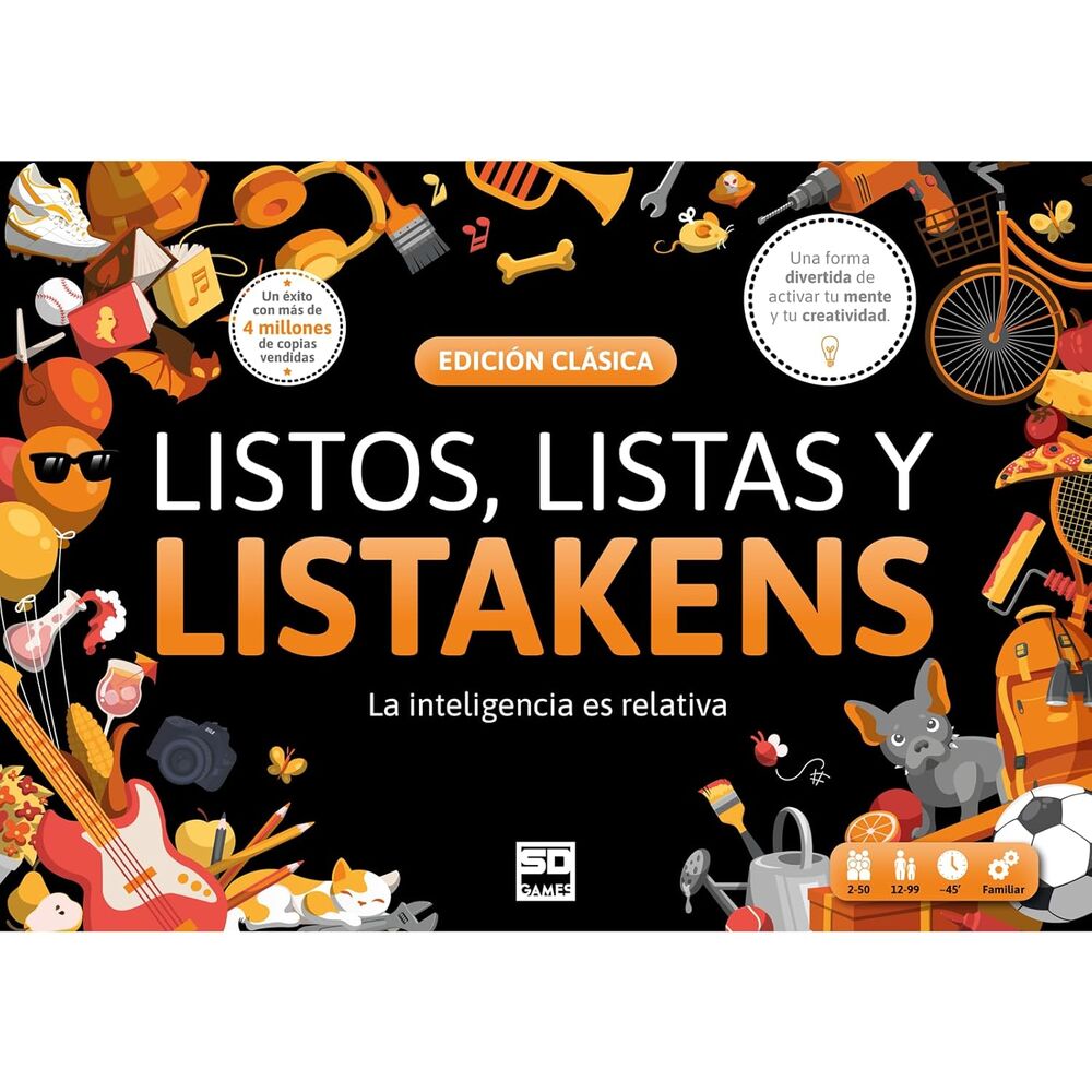 Spanish Listos Listas y Listakens board game