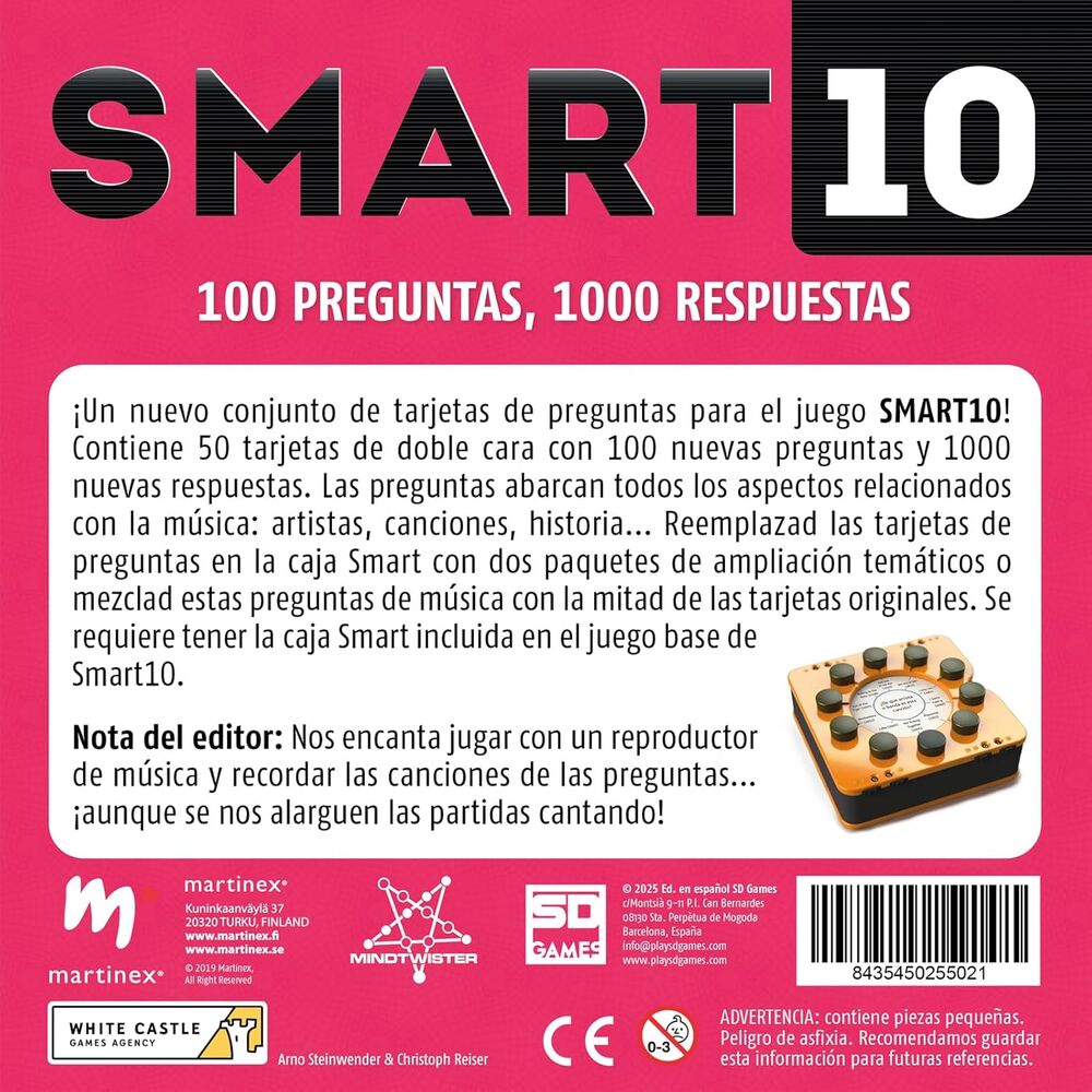 Spanish Smart 10 Music expansion