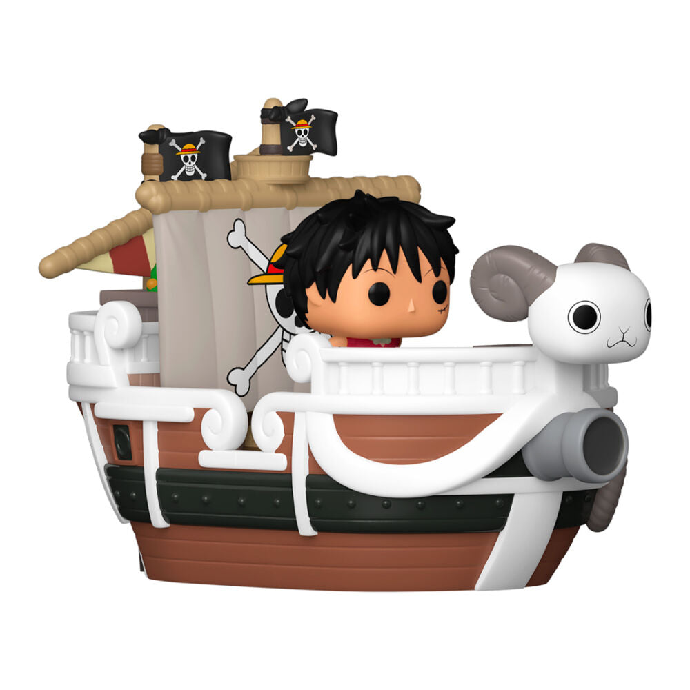 Funko Pop! One Piece Monkey D. Luffy e Going Merry - Figura da Collezione Vinyl Nerdscape