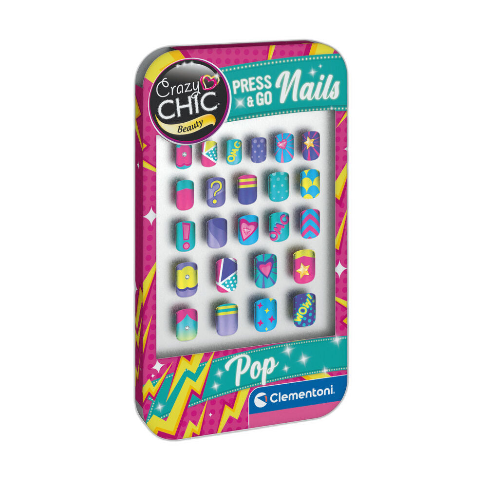 Ensemble d'ongles Crazy Chic Pop