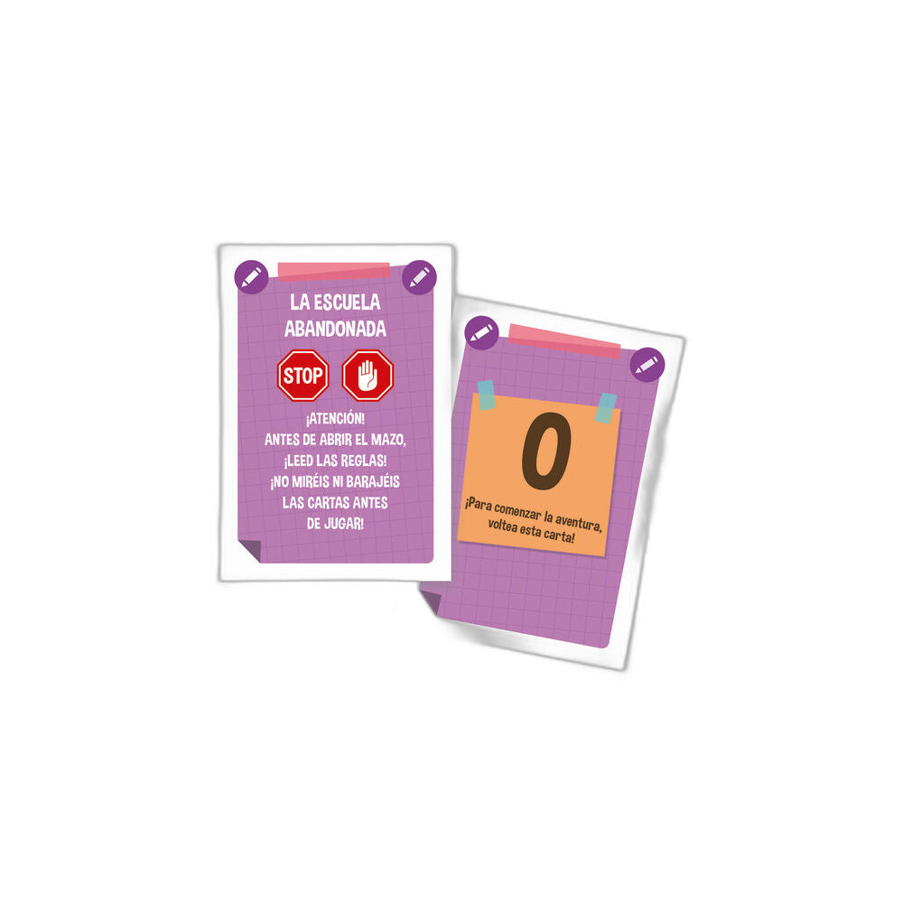 Spanish Escape Game The Abandoned School board game