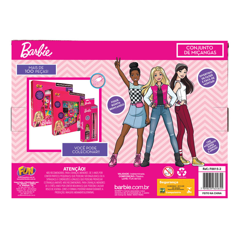 Coffret de bijoux Barbie 100 pièces