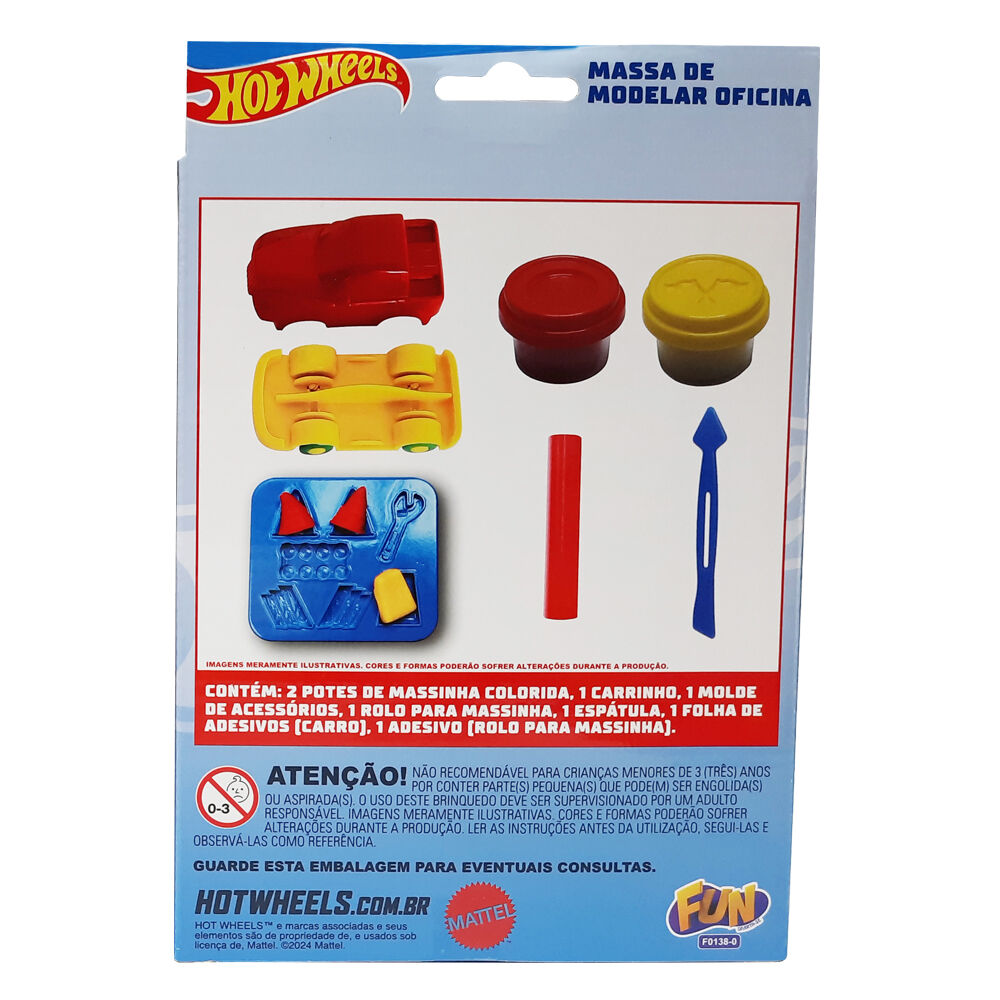 Hot Wheels set 6 Modeling Clay Mechanic Workshop