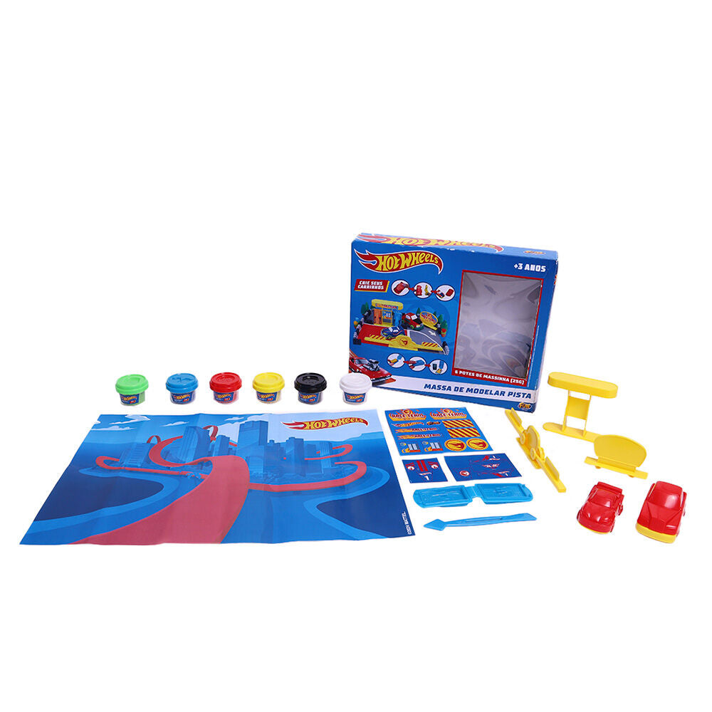 Hot Wheels set 4 Modeling Clay Track