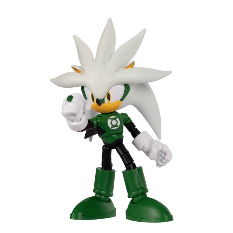 Sonic The Hedgehog Silver Green Lantern figure 13cm