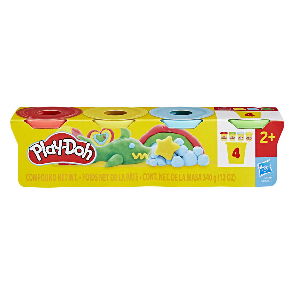 Play-Doh Classic assorted Set 4 pots of modelling clay