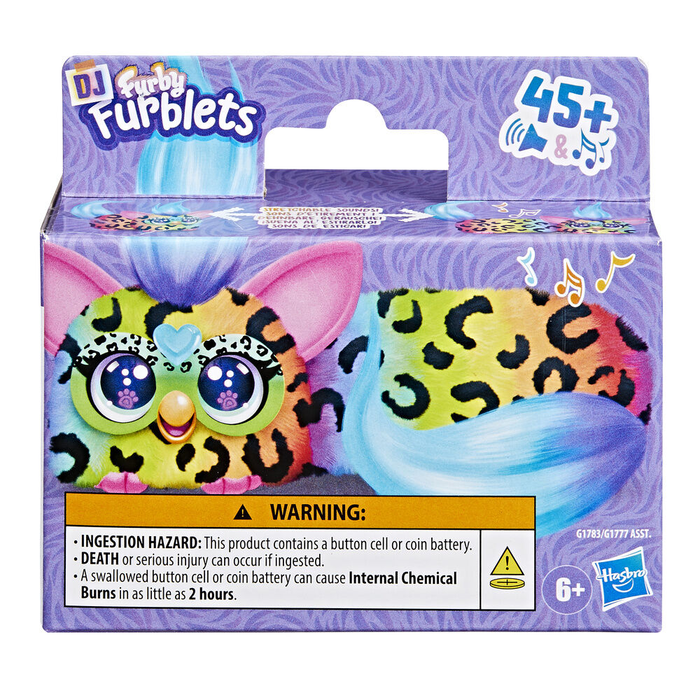 Furblet Rain-Bow-Kat Mini Furby Figura da Collezione - Nerdscape