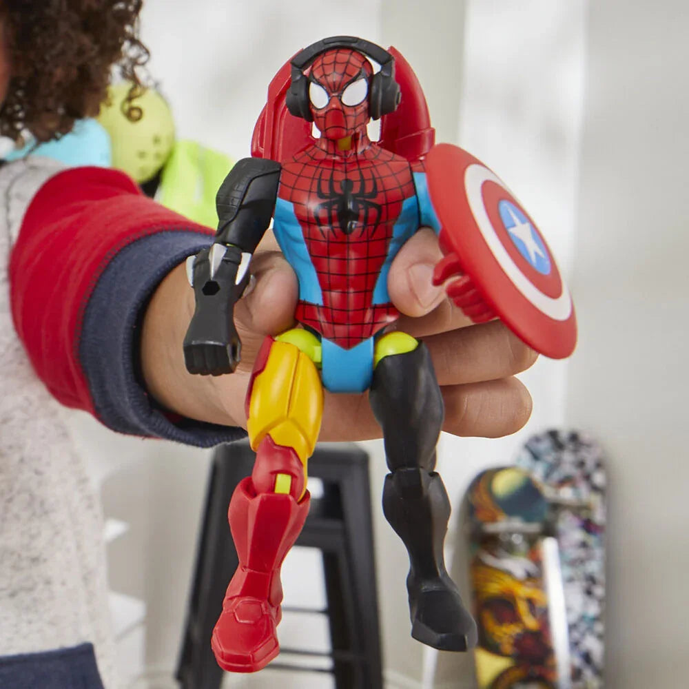 Figurine Spider-Man Marvel Mix Mashers de 12 cm