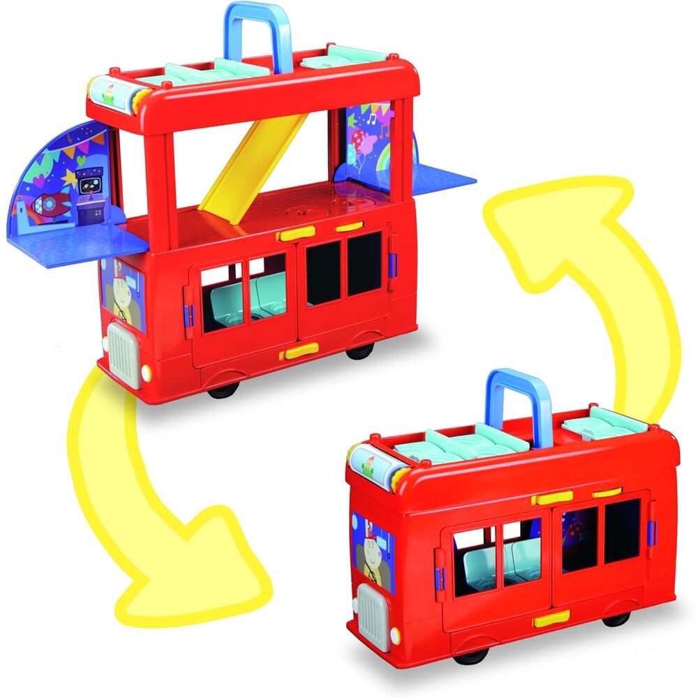 Peppa Pig 2-in-1 Party Bus - Figura da Collezione - Nerdscape