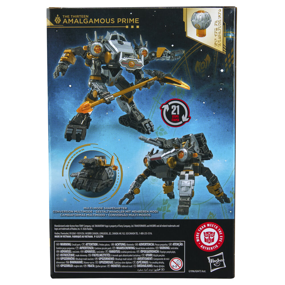 Transformers Age of the Primes Amalgamous Prime The Thirteen, figurine de 14 cm