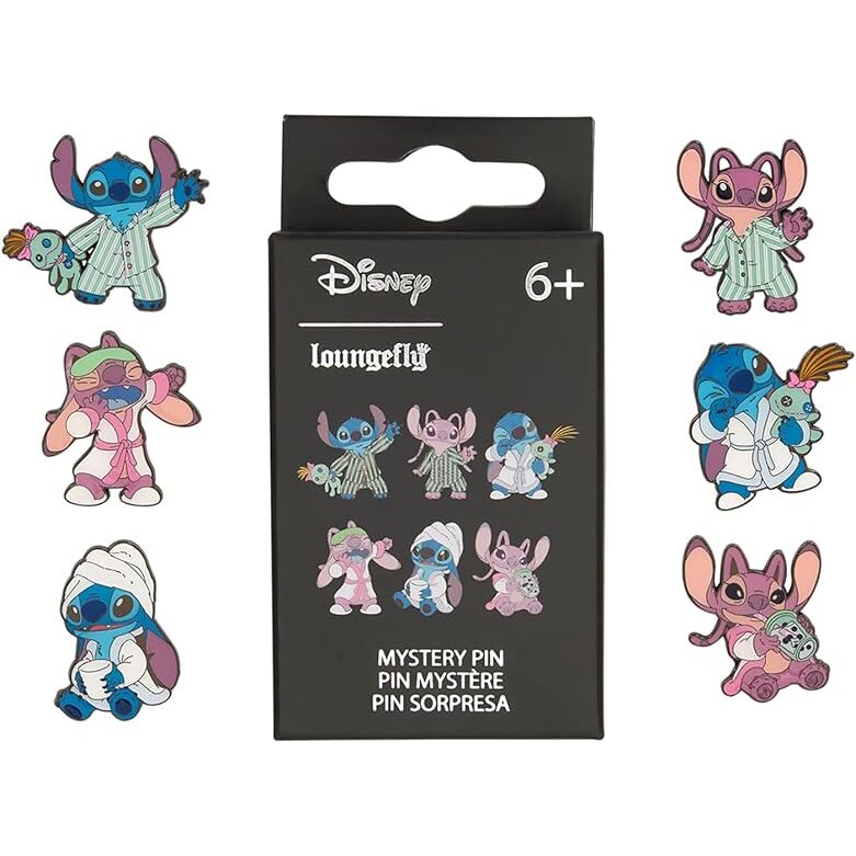 Loungefly Disney Stitch & Angel Mystery Box Enamel Pin - Nerdscape