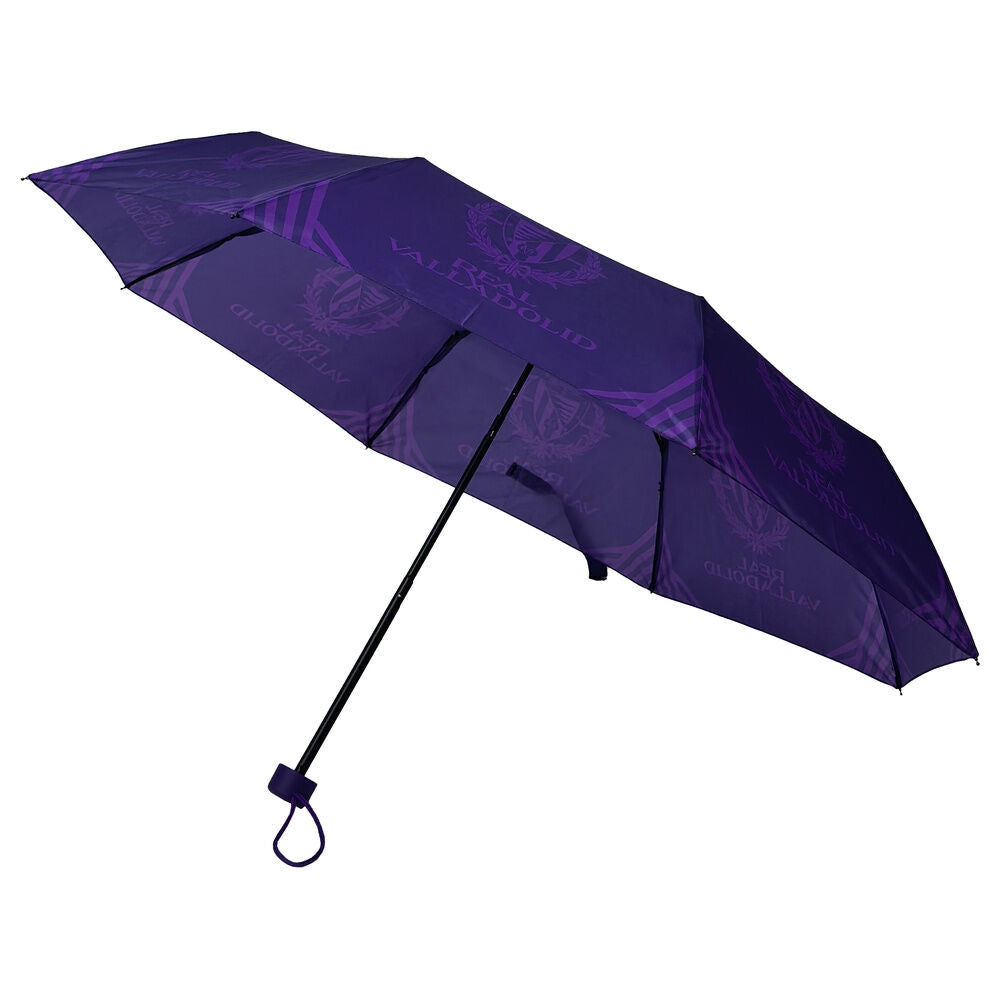 Real Valladolid manual folding umbrella 48cm